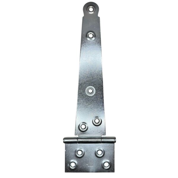 Dobradiça Zincada Leme Portão - 10' 250 Mm