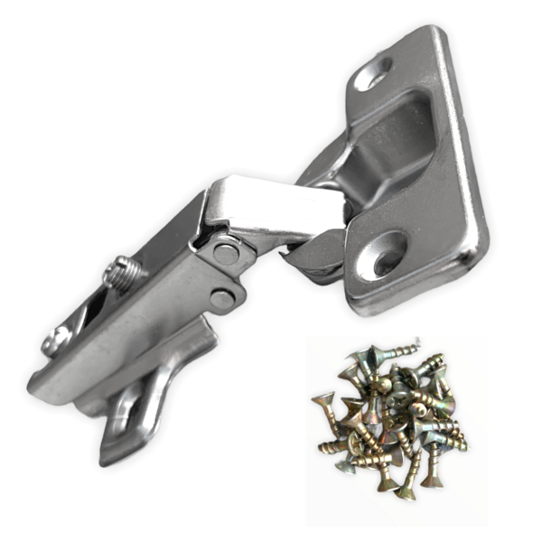 Dobradiças 50 Unidades Hardt Caneco 35mm Reta Com Parafusos