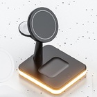 Dock Base Carregamento 4 Em 1 Sem Fio Suporte P/ Iphone Magsa