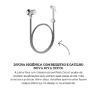 Docol-nova Riva Ducha Higienica Chrome