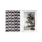 Dois Quadros Decorativos Grande Praia Céu Calçada Ipanema Par