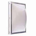 Domo em Acrílico Branco Leitoso 110x120cm Pollis