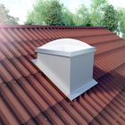 Domo em Policarbonato Branco Leitoso 100x100cm Pollis