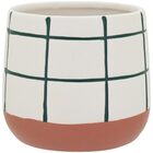 Dorita Cachepô Vaso De Planta Decorativo 10x11x11cm Cerâmica