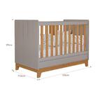 Dormitório Biscoito Guarda Roupa, Cômoda E Berço Com Colchão