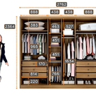 Dormitório Casal Completo 3 Peças 6 Portas 16 Gavetas - Livor