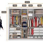 Dormitório Casal Completo 3 Peças Com Espelho 2 Portas 12 Gav