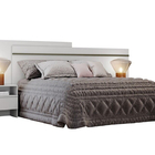 Dormitório Casal Completo Com Espelho 3 Peças 2 Portas 14 Gav