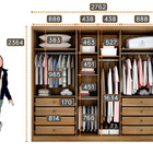 Dormitório Casal Completo Com Espelho 3 Peças 6 Portas 18 Gav