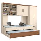 Dormitório Chiara Guarda Roupa, Aéreo 2 Portas E Bicama Com C