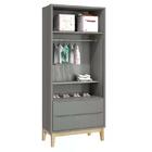 Dormitório Classic 2 Portas, Cômoda Com Porta Com Pés Madeira