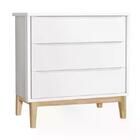 Dormitório Classic 3 Portas E Cômoda 3 Gavetas Com Pés Madeir