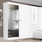 Dormitório Completo Branco P/cama Box Queen Branco/rosa