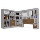 Dormitório Completo Georgia J&a Avelã / Jequitibá Para Cama B