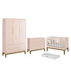 Dormitório Completo Infantil Classic 3 Portas, Cômoda 6 Gavet