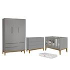 Dormitório Completo Infantil Classic 3 Portas, Cômoda 6 Gavet