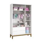 Dormitório Completo Infantil Classic 3 Portas, Cômoda 6 Gavet