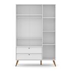 Dormitório Completo Infantil Retrô Gold 3 Portas, Cômoda Com