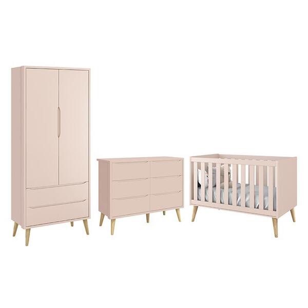 Dormitório Completo Infantil Theo 2 Portas, Cômoda 6 Gavetas