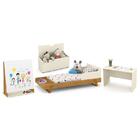 Dormitório Completo Infantil Unique 3 Portas, Cômoda 6 Gaveta