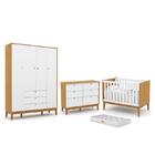 Dormitório Completo Infantil Unique 4 Portas, Cômoda 6 Gaveta
