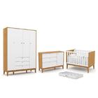 Dormitório Completo Infantil Unique 4 Portas, Cômoda Com Port