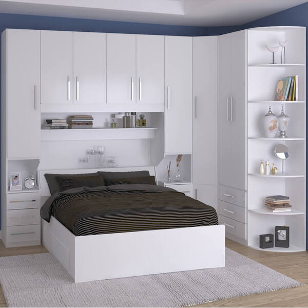 Dormitório De Casal Completo 1219 Branco