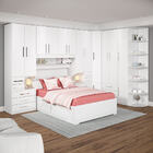 Dormitório De Casal Completo 1222 Branco