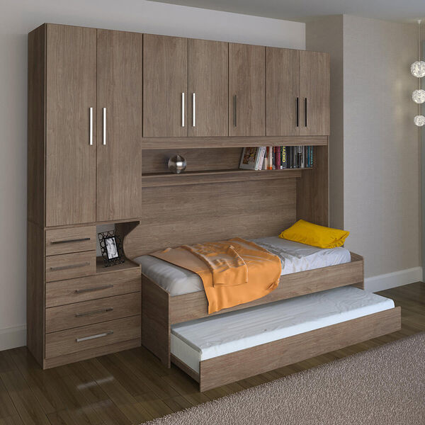 Dormitório De Solteiro Transversal Sem Cama 1326s Esquerdo Ca