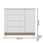 Dormitório Doce Sonho 2 Portas, Cômoda 1 Porta, Berço America