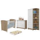 Dormitório Doce Sonho 2 Portas, Cômoda 1 Porta, Berço America