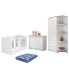 Dormitório Doce Sonho 2 Portas, Cômoda 1 Porta E Berço Mini C