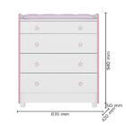 Dormitório Doce Sonho 2 Portas, Cômoda Trocador, Berço Americ