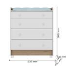 Dormitório Doce Sonho 2 Portas, Cômoda Trocador, Berço Americ