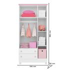 Dormitório Doce Sonho 3 Portas, Cômoda 4 Gavetas, Berço Com R