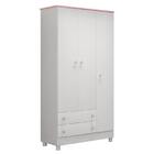 Dormitório Doce Sonho 3 Portas, Cômoda 4 Gavetas, Berço Com R