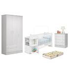 Dormitório Doce Sonho 3 Portas, Cômoda 4 Gavetas, Berço Multi