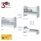 Dormitório Helena Guarda Roupa, Cômoda E Berço Bala De Menta