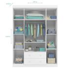 Dormitório Helena Guarda Roupa, Cômoda E Berço Danny Com Colc