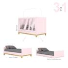 Dormitório Infantil Alegria Guarda Roupa, Cômoda E Berço Com