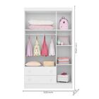 Dormitório Infantil Baby Amore Guarda Roupa, Cômoda, Berço E