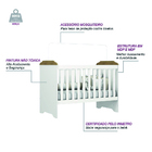 Dormitório Infantil Carolina Baby Berço Americano Mini Cama 3