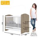 Dormitório Infantil Casinha Com Guarda Roupa, Cômoda E Berço