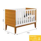 Dormitório Infantil Classic 3 Portas, Cômoda 1 Porta, Berço C