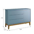 Dormitório Infantil Classic 3 Portas, Cômoda 1 Porta E Berço