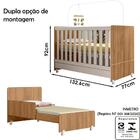 Dormitorio Infantil Completo 3 Peças 99210 Nature Off White P