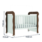 Dormitório Infantil Completo Berço Americano Mini Cama 2 Em 1