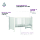 Dormitório Infantil Completo Carolina Baby Berço Americano Co