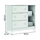 Dormitório Infantil Completo Carolina Baby Berço Americano Mi