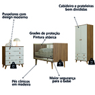 Dormitório Infantil Completo Com Berço Americano Para Quarto